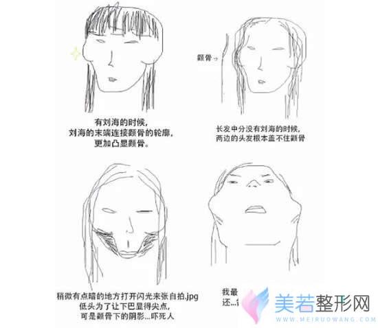 女人颧骨高脸型看起来好丑