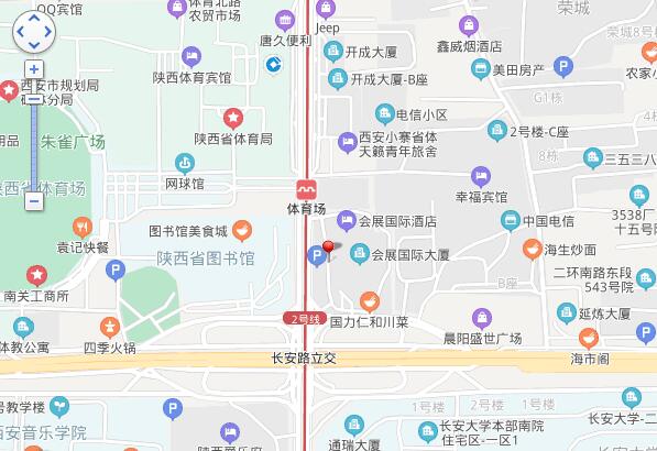 西安高一生地理位置图